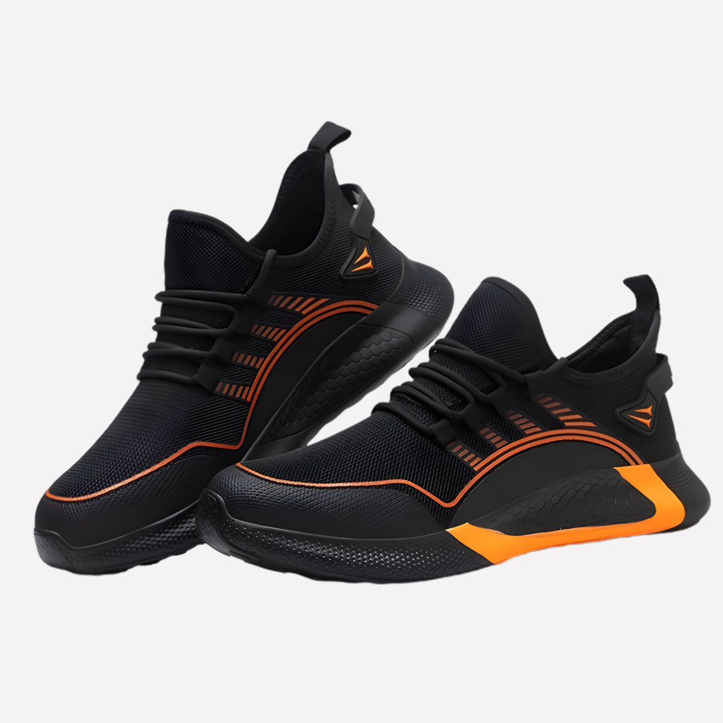 Męskie Buty Robocze z Systemem Przepływu Powietrza